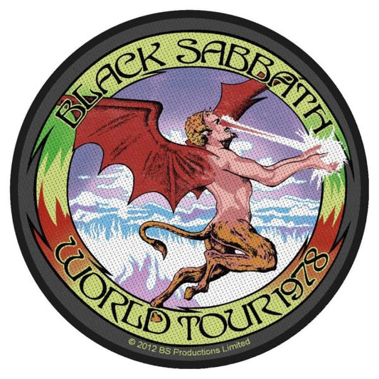 Black Sabbath - World Tour '78 Circular Patch