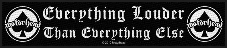 Motorhead - Everything Louder Superstrip Patch