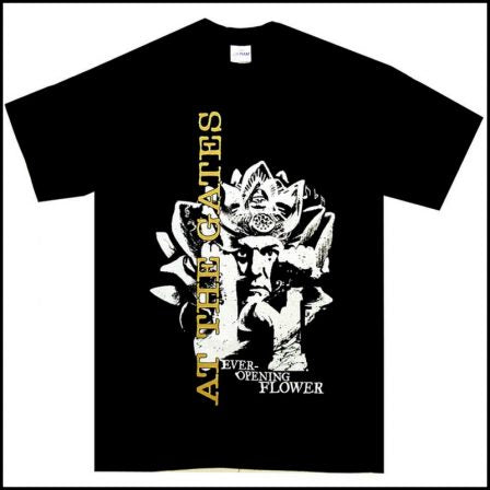At the Gates - Ever Opening Flower Aleister Crowley Short Sleeved T-shirt - LAST SIZE!