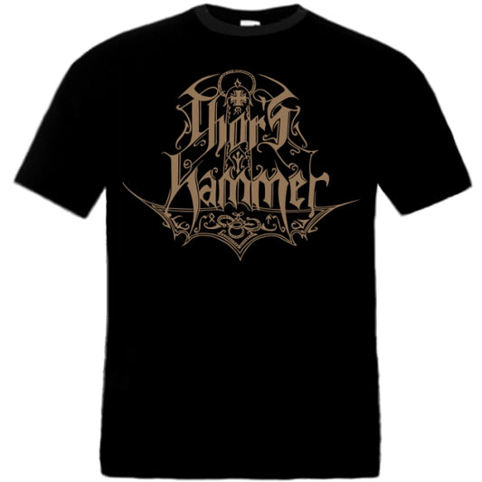 Thor's Hammer - Bronze Logo Short Sleeved T-shirt