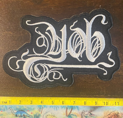Yob - White Logo Patch