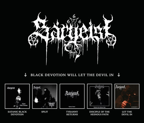 Sargeist - Black Devotion Will Let The Devil In 5 CD Box Set