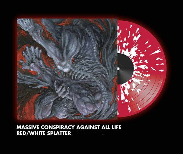 Leviathan - Massive Conspiracy Against All Life Red and White Splatter Double Vinyl LP
