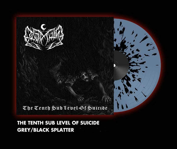 Leviathan - The Tenth Sub Level of Suicide Double Grey and Black Splatter Vinyl LP