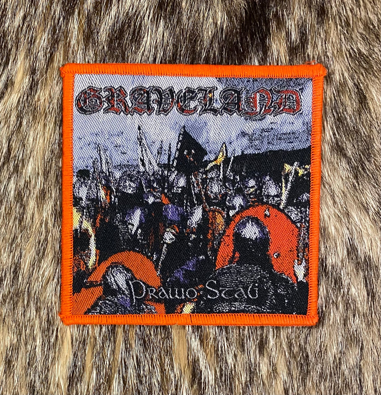 Graveland - Creed Of Iron / Prawo Stali Coloured Border Patch