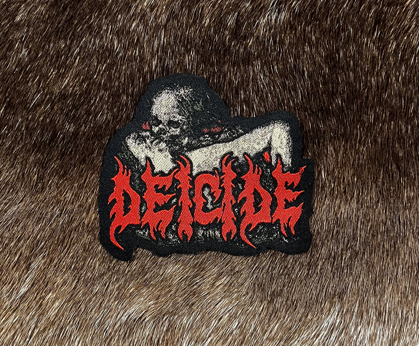 Deicide - Til Death Do Us Part Cut Out Patch