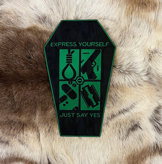 Type O Negative - Express Yourself Coffin Large Patch