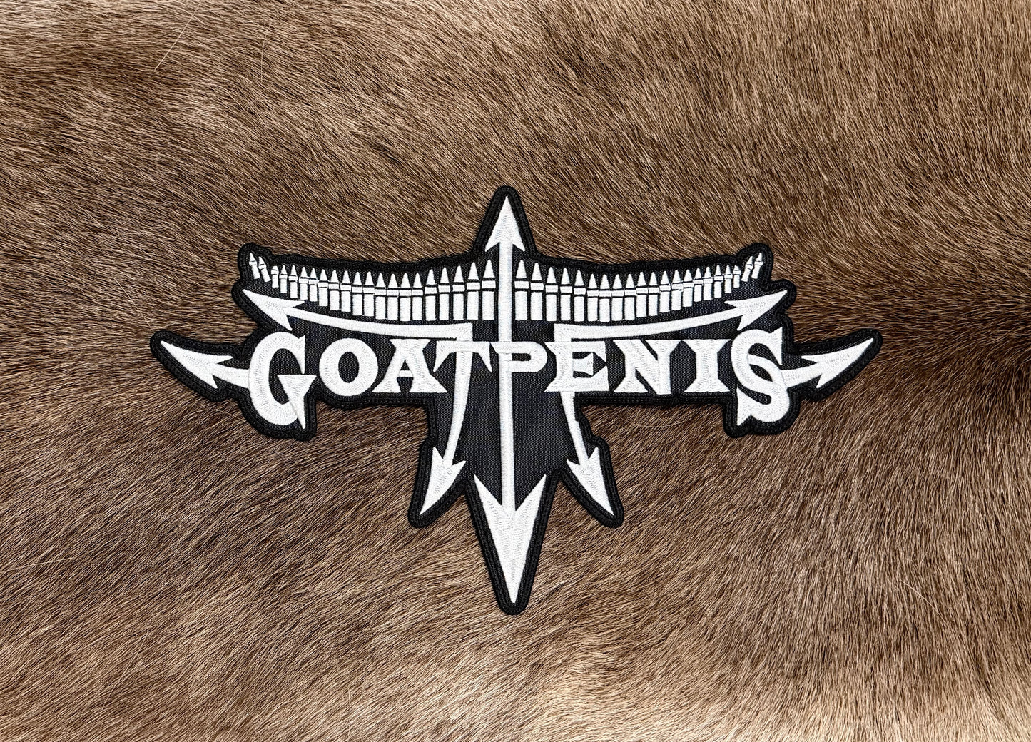 Goatpenis - Cut Out Logo Large Patch