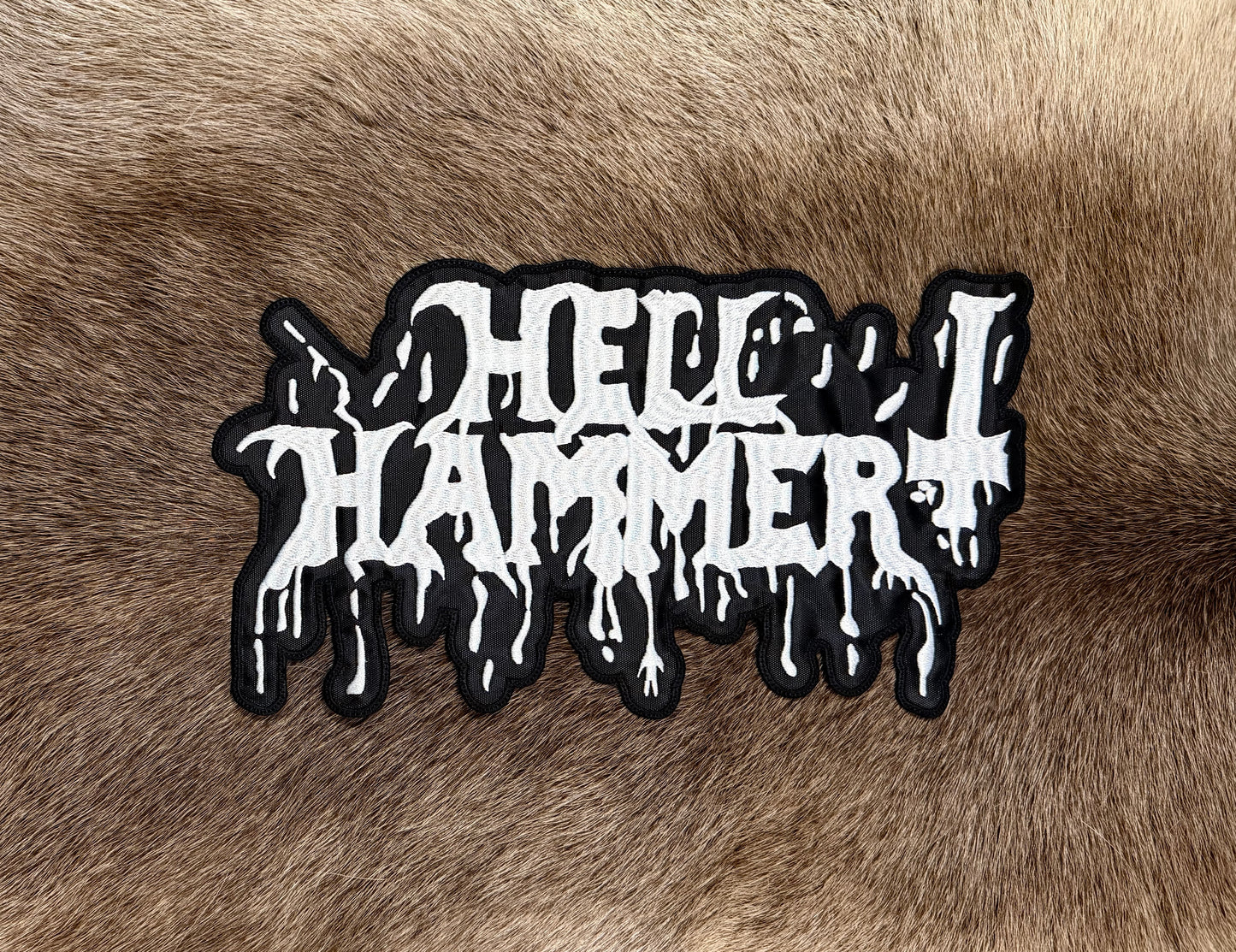 Hellhammer - Logo Cut Out Large Patch