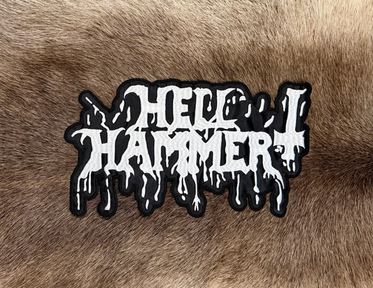 Hellhammer - Logo Cut Out Large Patch