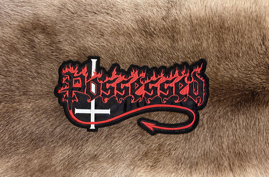 Possessed  - Cut Out Logo Large Patch