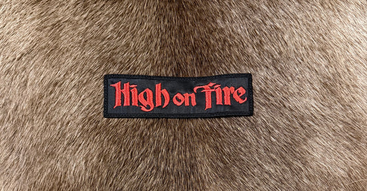 High On Fire - Strip Logo Patch