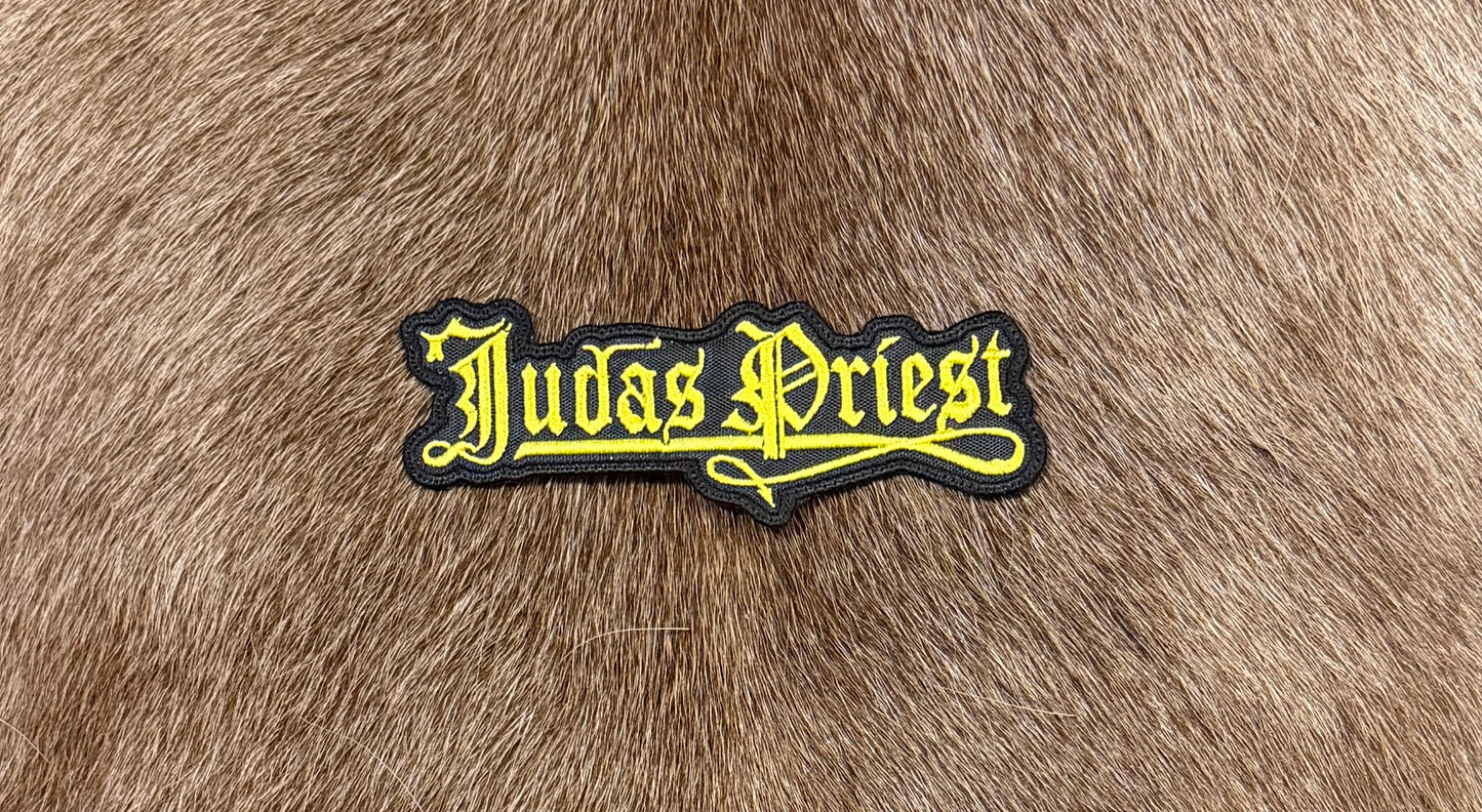 Judas Priest - Gothic Yellow Logo Patch