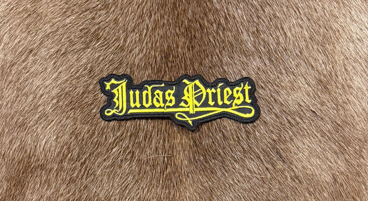 Judas Priest - Gothic Yellow Logo Patch