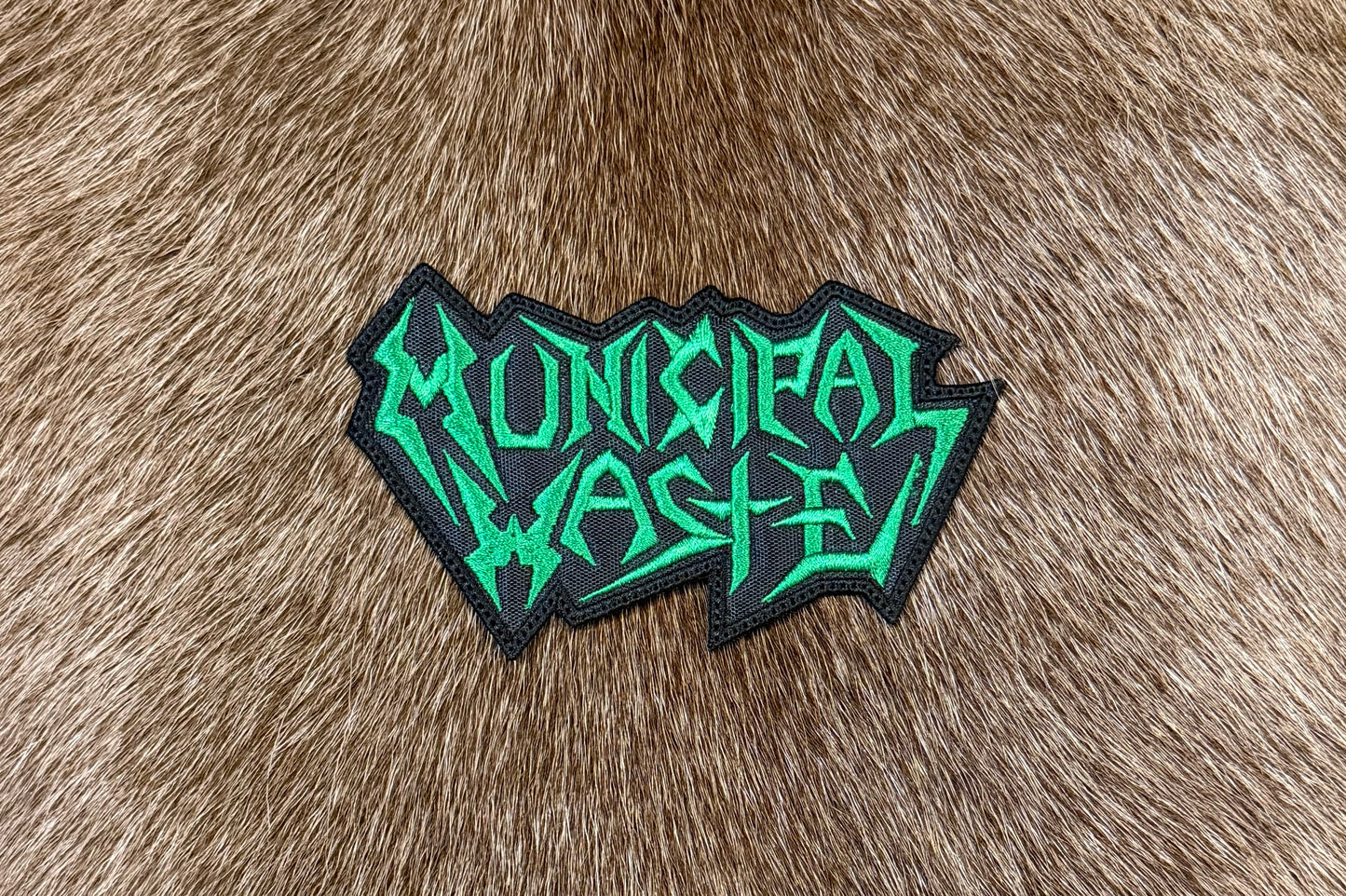 Municipal Waste - Cut Out Logo Patch