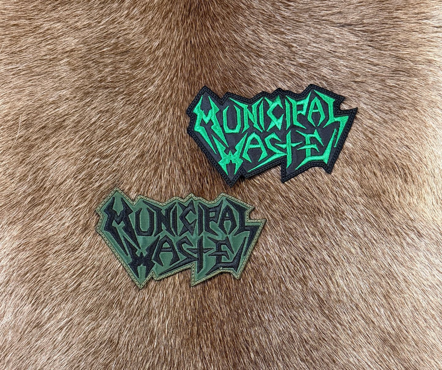 Municipal Waste - Cut Out Logo Patch