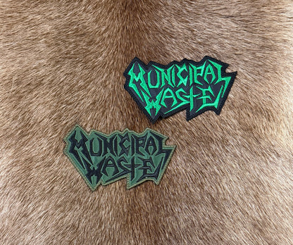Municipal Waste - Cut Out Logo Patch