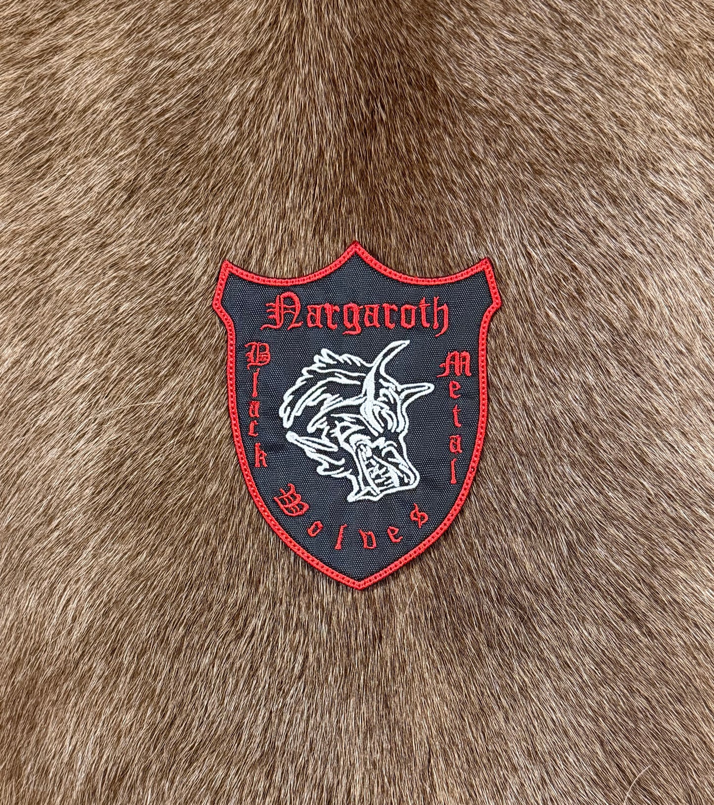 Nargaroth - Black Metal Wolves Shield Patch