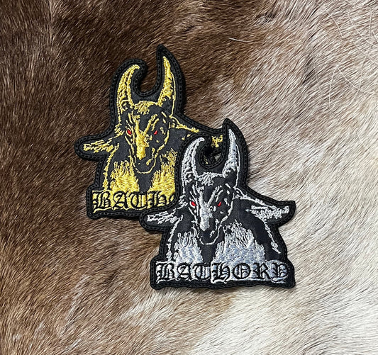 Bathory - Goat Shaped Cut Out Patch