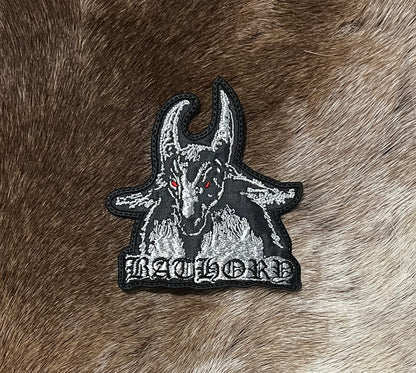 Bathory - Goat Shaped Cut Out Patch