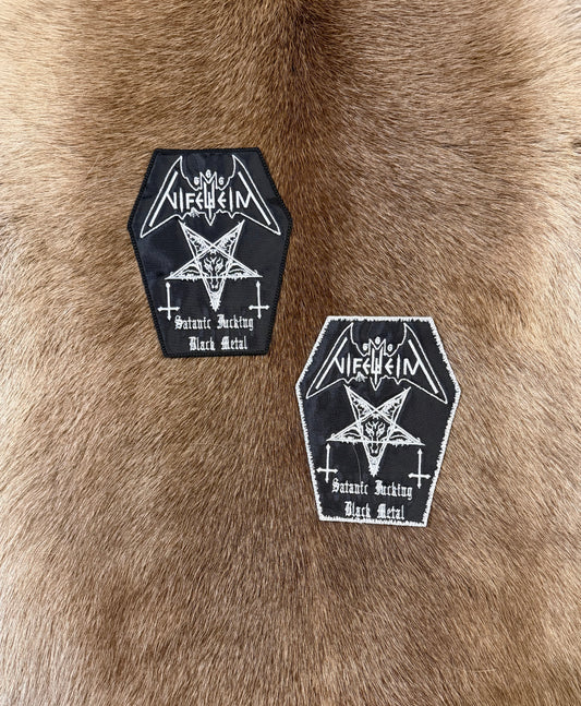 Nifelheim - Satanic Fukking Black Metal Coffin Patch