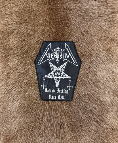 Nifelheim - Satanic Fukking Black Metal Coffin Patch