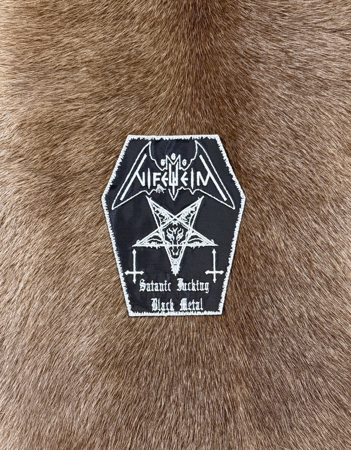 Nifelheim - Satanic Fukking Black Metal Coffin Patch