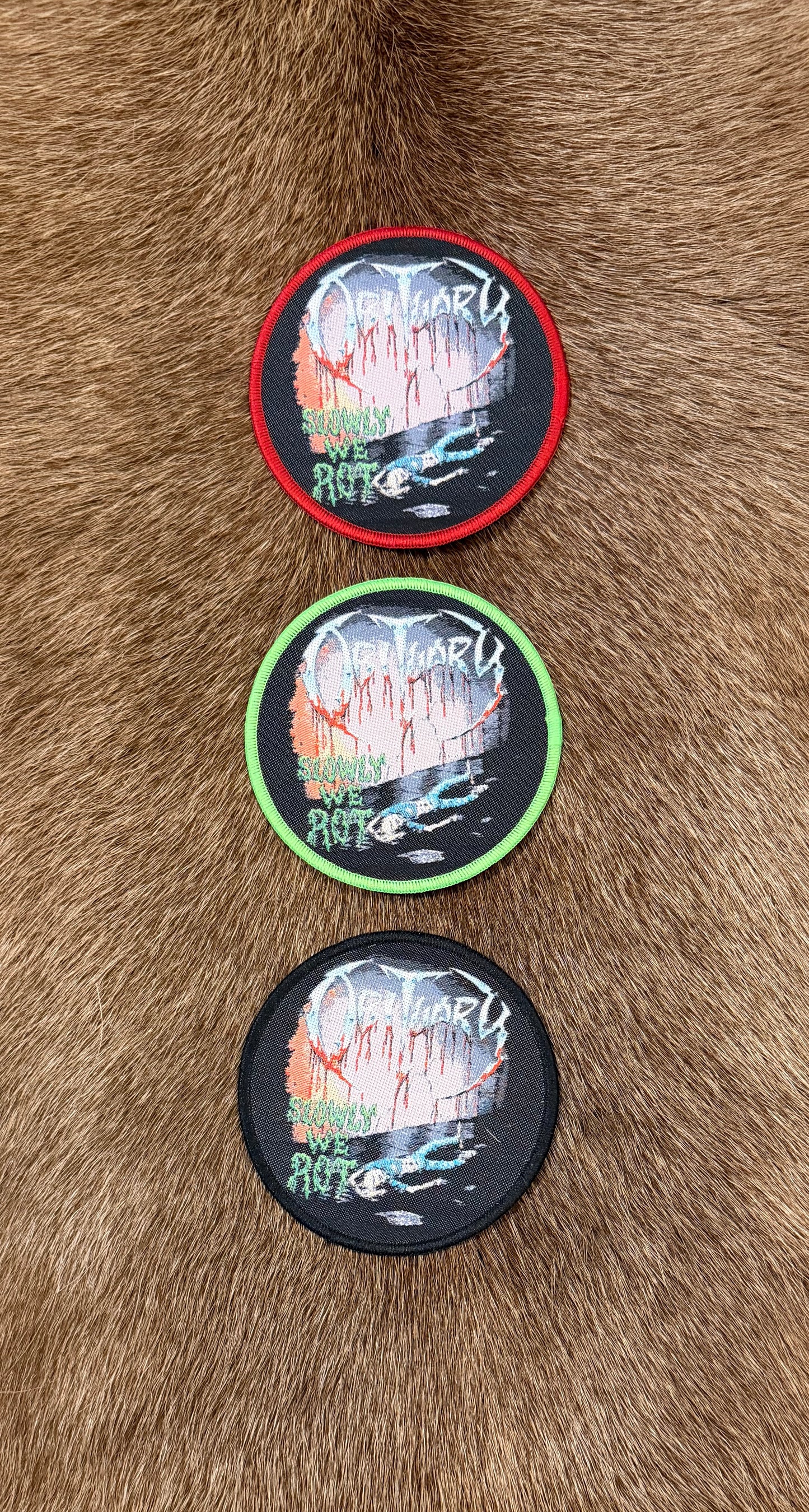 Obituary - Slowly We Rot Circular Patch