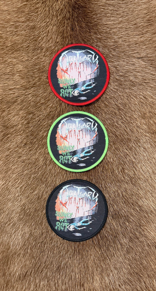 Obituary - Slowly We Rot Circular Patch