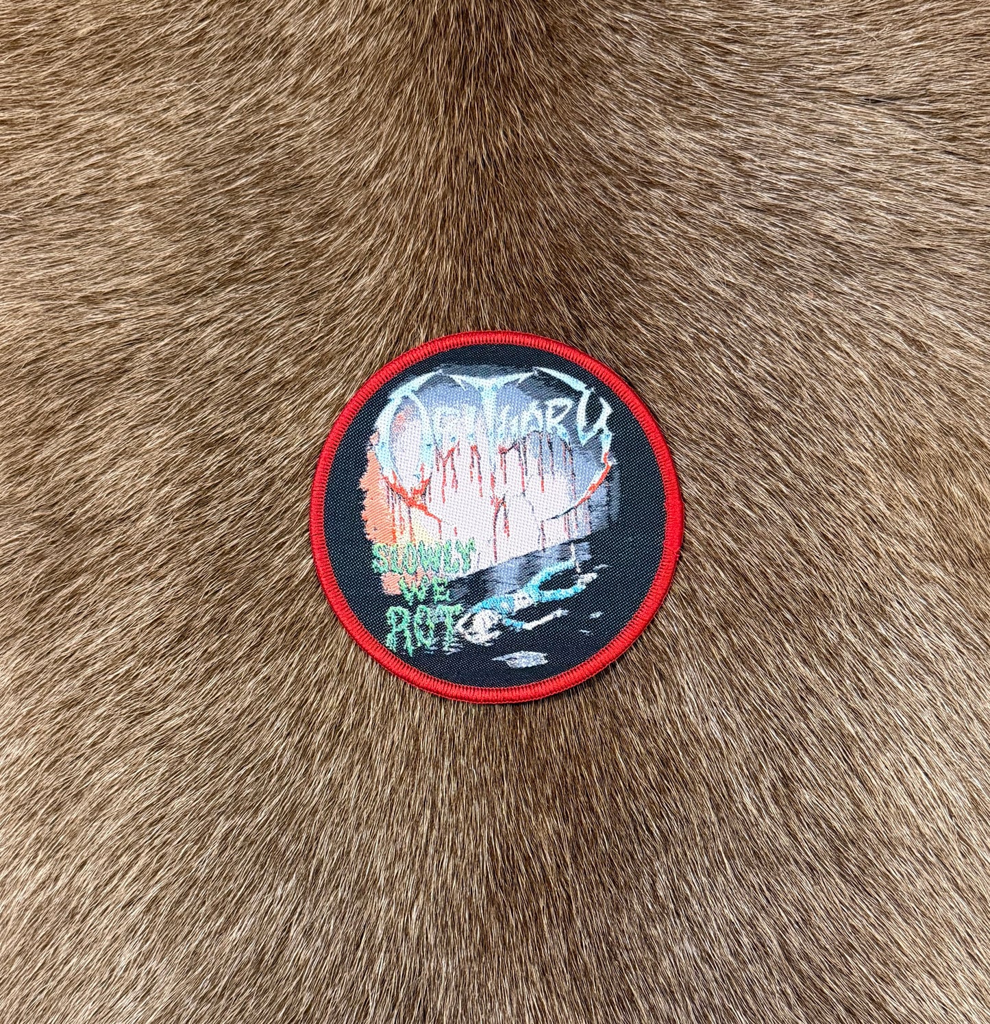 Obituary - Slowly We Rot Circular Patch