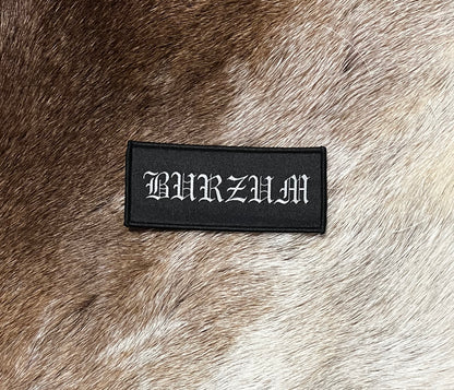 Burzum - Rectangular Logo Patch