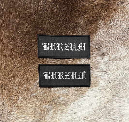 Burzum - Rectangular Logo Patch