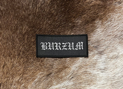 Burzum - Rectangular Logo Patch