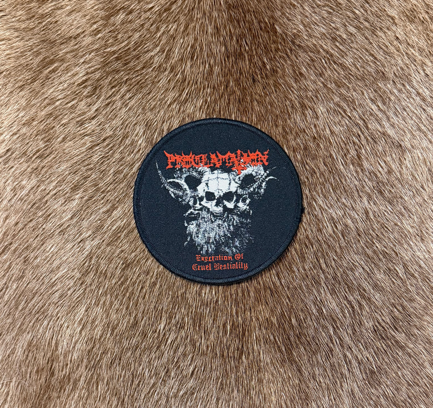 Proclamation - Execration Of Cruel Bestiality Circular Patch