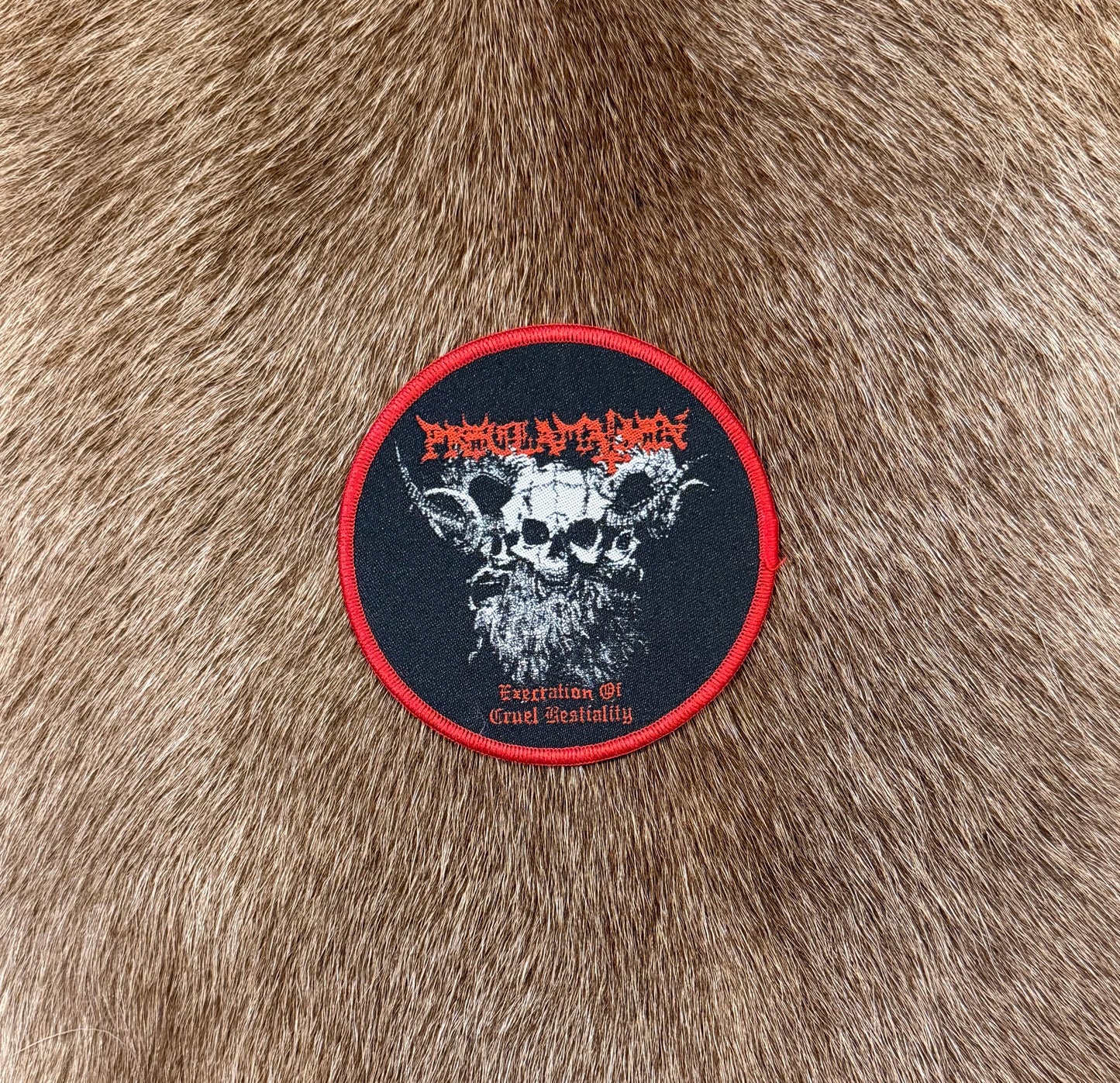 Proclamation - Execration Of Cruel Bestiality Circular Patch
