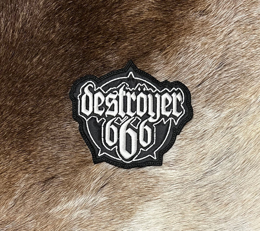 Destroyer 666 - Round Shaped Cut Out Logo Patch