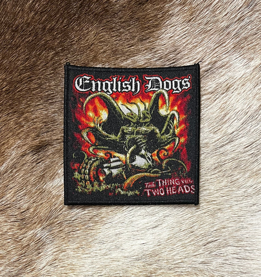 English Dogs - The Things with Two Heads Patch