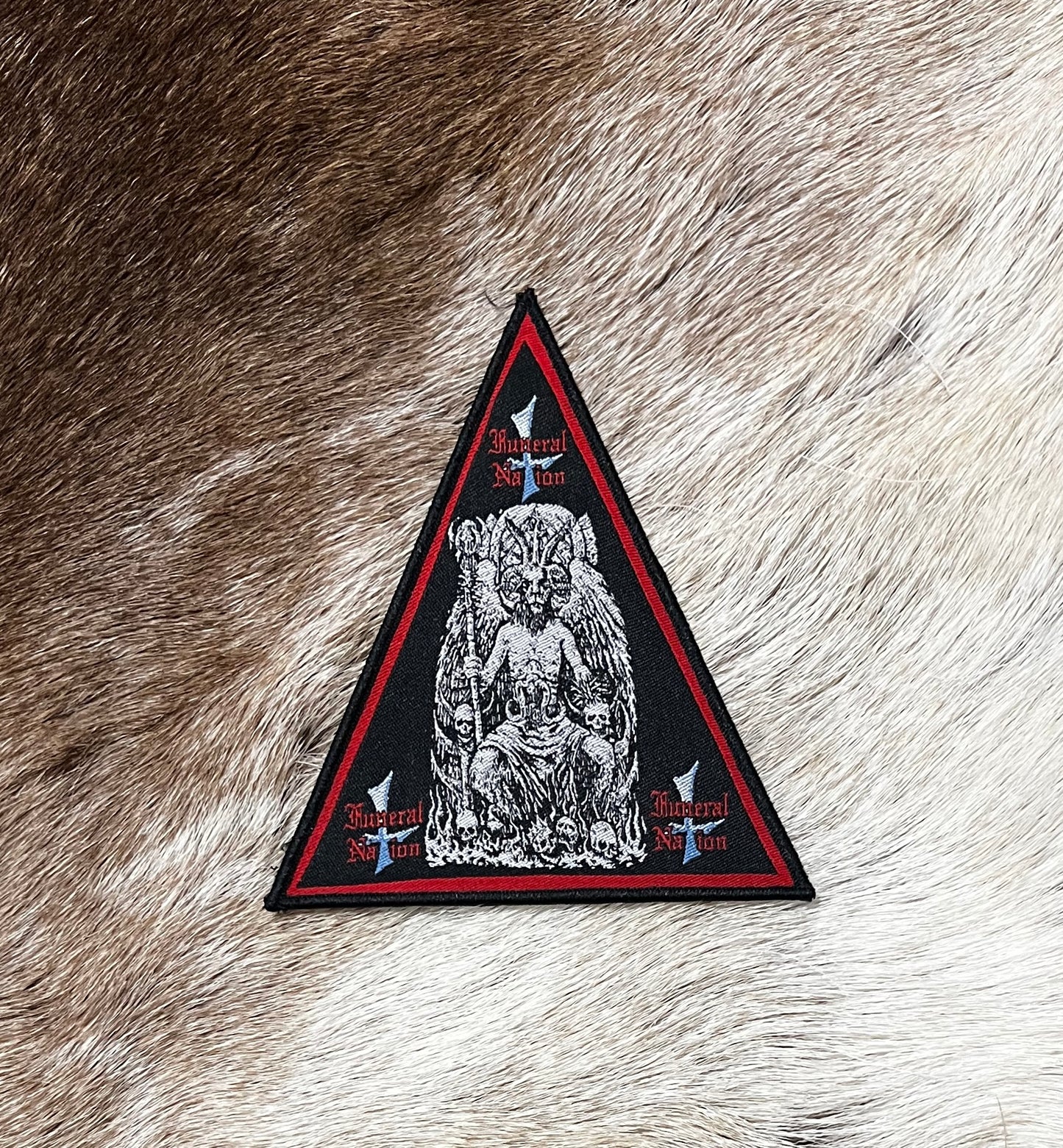 Funeral Nation - Baphomet Triangular Patch