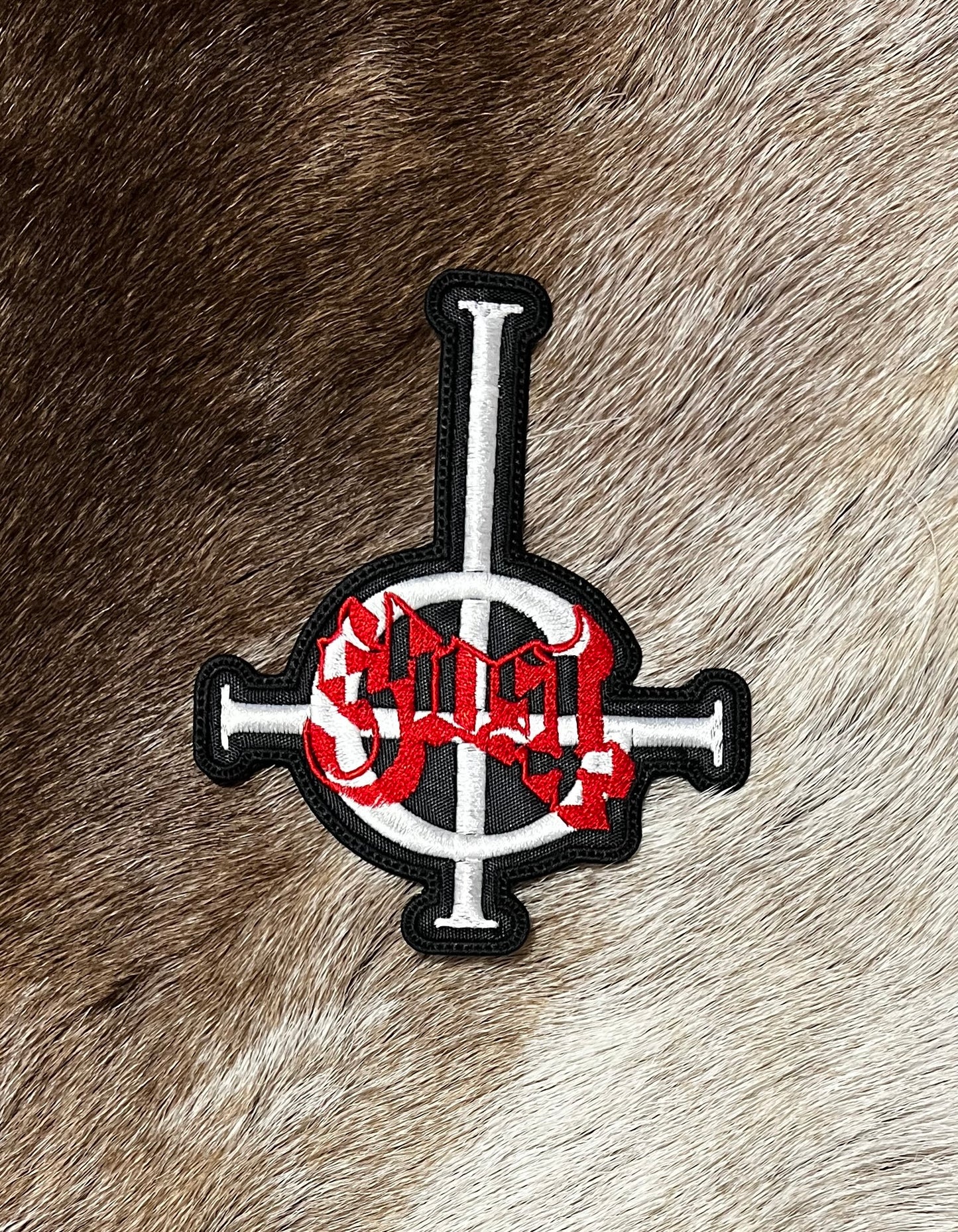 Ghost - Inverted Cross Patch