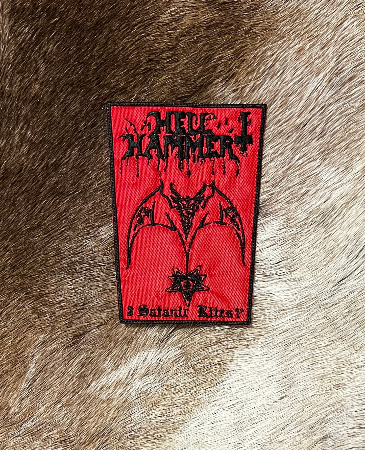 Hell Hammer - Satanic Rites Patch