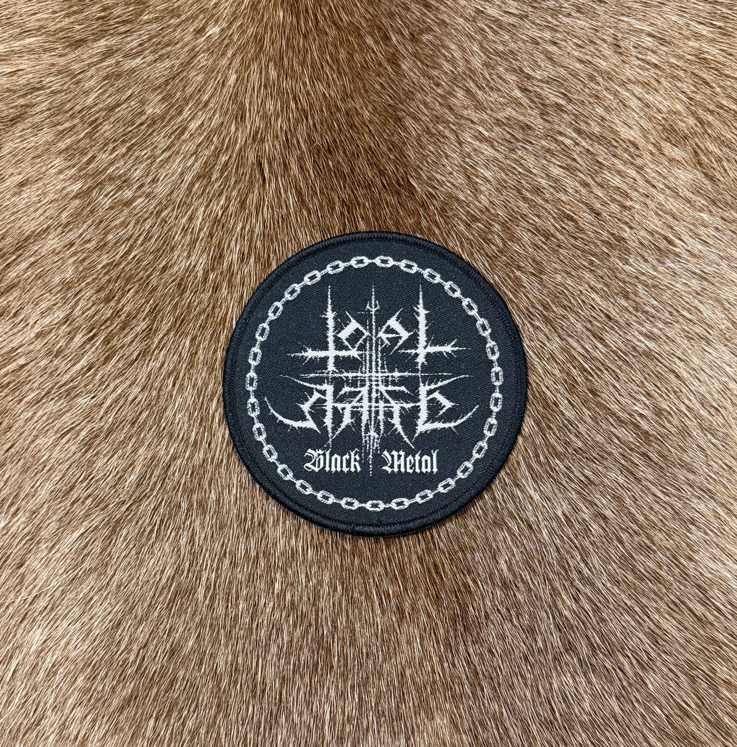 Total Hate - Black Metal Circular Logo Patch