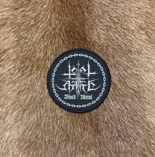 Total Hate - Black Metal Circular Logo Patch