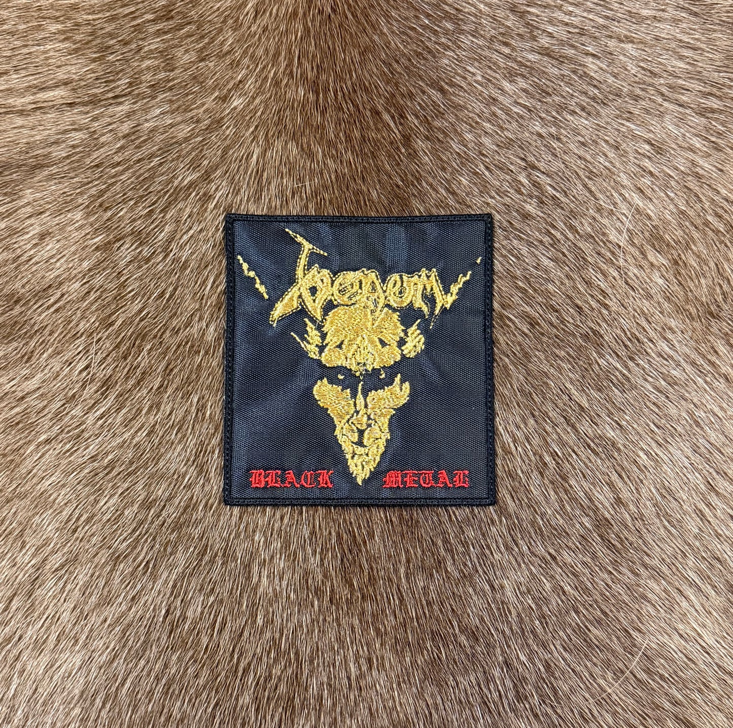 Venom - Black Metal Gold Patch
