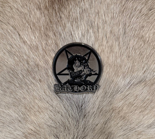 Bathory - Quorthon and Pentagram Metal Pin