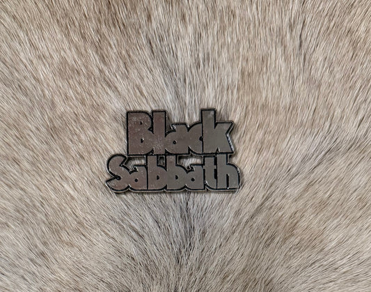 Black Sabbath - Silver Logo Metal Pin