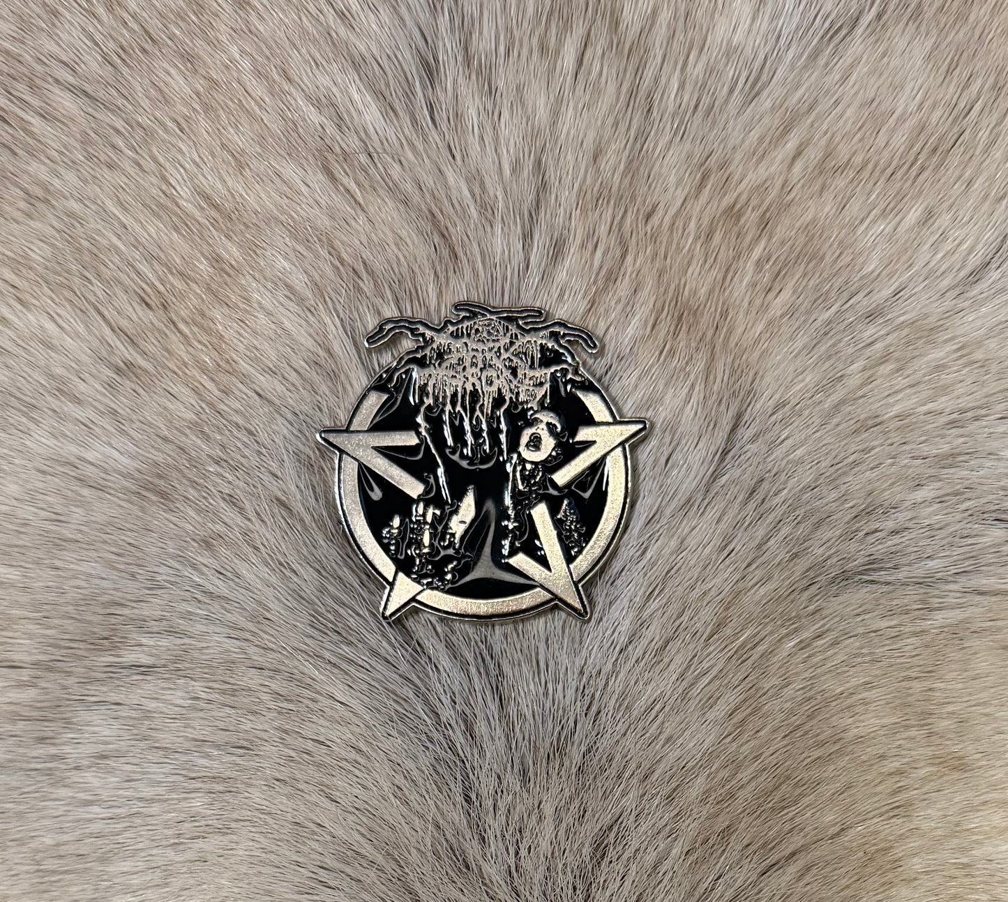 Dark Throne - Transilvanian Hunger Metal Pin