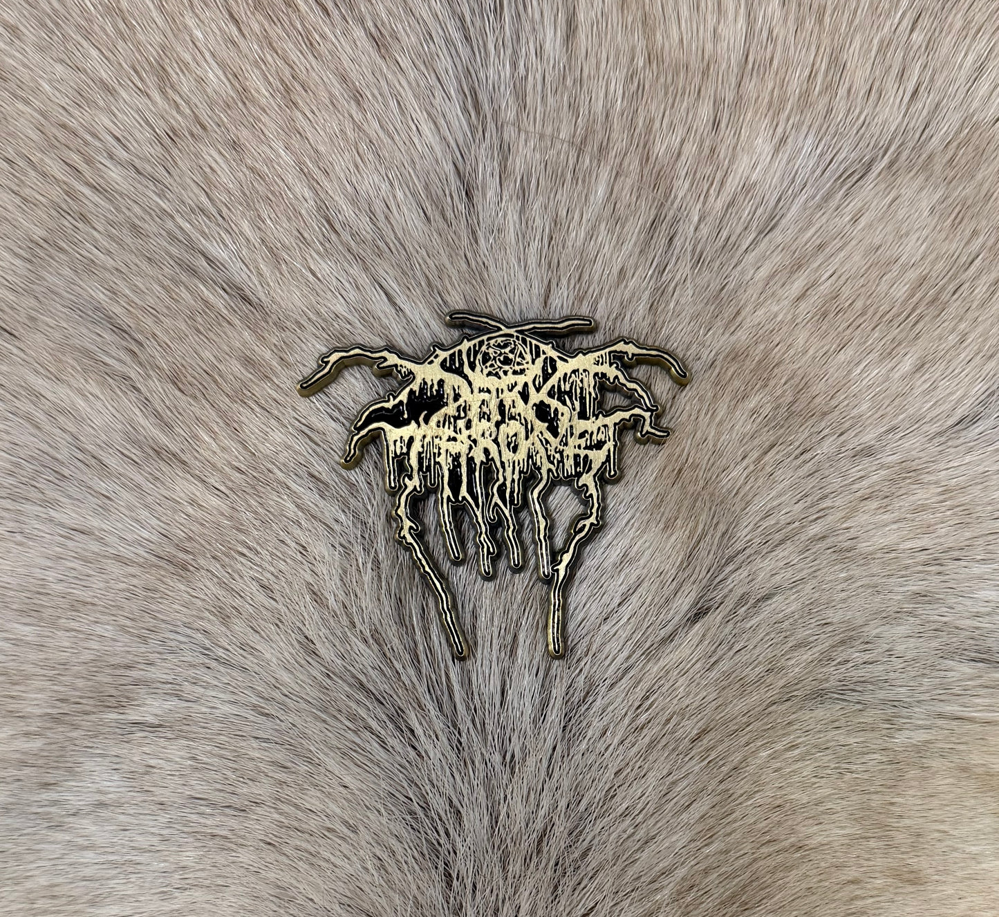 Dark Throne - Logo Metal Pin