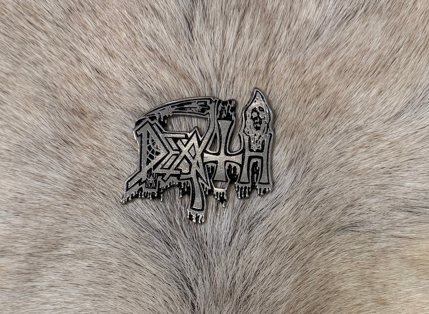Death - Old Logo Metal Pin