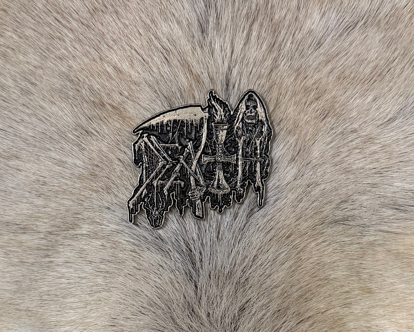 Death - Old Logo Detailed Metal Pin