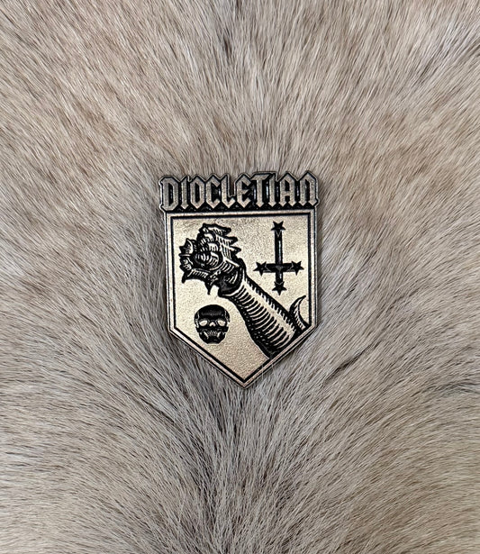 Diocletian - Doom Cult Shield Metal Pin
